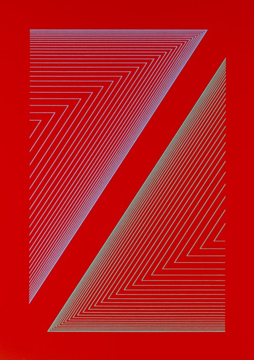 Richard Anuszkiewicz (1930 Erie - 2020 Englewood), 