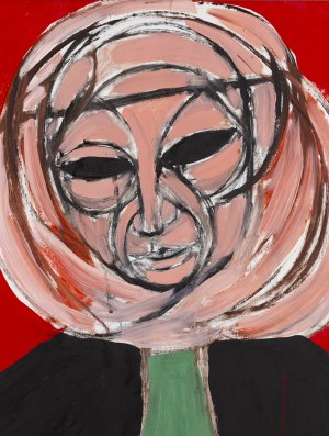Marek Oberländer (1922 Szczerzec koło Lwowa - 1978 Nicea), Portret, 1948