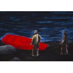 Jarosław Modzelewski (b. 1955, Warsaw), "Red Boat 2," 2025
