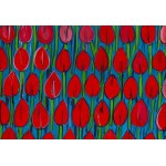 Edward Dwurnik (1943, Radzymin – 2018, Warsaw), "Red Tulips," 2010
