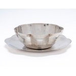 Set of twelve bowls with saucers, Egypt, mid-20th century