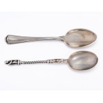 Set of six coffee spoons, England, Birmingham, 1890