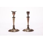 Pair of candlesticks, Sheffield, 1925–26