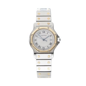 Men's Santos watch from the 1980s, Cartier, France
