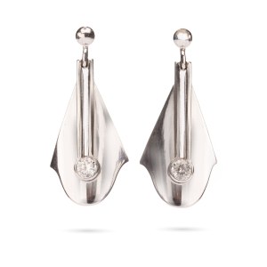 Diamond earrings from the early 21st century