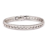 Diamond bracelet, late 20th century