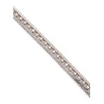 Diamond bracelet, late 20th century