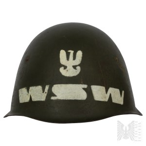 20th Century/Poland: wz.50 WSW (Military Internal Service) helmet/KZWM 1954/People's Republic of Poland/Ludwików Steelworks