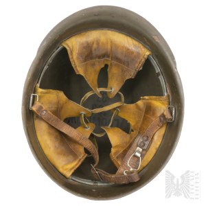 XXw/Polska: Polski Hełm wz.31/1937/Huta Ludwików Kielce/IIRP/Salamandra