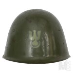 20th-Century Poland: Model 31/50 Helmet, Type II, Eagle Painted with a Sponge / Ludwików Steelworks / Salamander / Second Polish Republic
