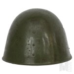 20th-Century Poland: Model 31/50 Helmet, Type II, Eagle Painted with a Sponge / Ludwików Steelworks / Salamander / Second Polish Republic