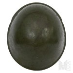 20th-Century Poland: Model 31/50 Helmet, Type II, Eagle Painted with a Sponge / Ludwików Steelworks / Salamander / Second Polish Republic