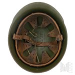 20th-Century Poland: Model 31/50 Helmet, Type II, Eagle Painted with a Sponge / Ludwików Steelworks / Salamander / Second Polish Republic