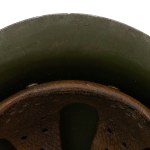 20th-Century Poland: Model 31/50 Helmet, Type II, Eagle Painted with a Sponge / Ludwików Steelworks / Salamander / Second Polish Republic