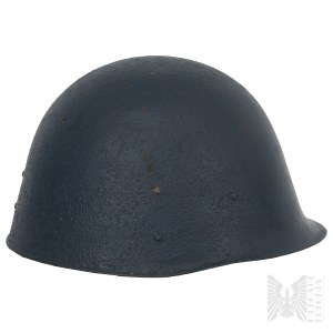 XXw/Polska/III Rzesza: Hełm wz.31 - Używany przez Luftschutz/ Huta Ludwików/II RP/Salamandra