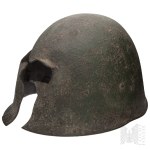 20th century/Poland: Model 31 helmet, Huta Ludwików, Kielce/Salamandra/Pierced in September 1939/Second Polish Republic