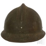 XXw/Polska/Francja: Hełm wz. 26 Jednostek Polskich, Francja 1940/ Polski Orzeł, Armia Polska we Francji