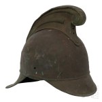 19th/20th Centuries / Poland: Polish Helmet for Fire Department Non-Commissioned Officers / Russian Partition