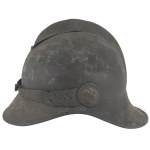 19th/20th centuries: Poland: Helmet for Fire Department Non-Commissioned Officers / Russian Partition / Tsarist Russia