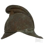 19th/20th centuries: Polish helmet for fire department non-commissioned officers—old style / Russian Partition