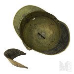 20th Century/Poland: Polish Fire Department Officer's Helmet + Period Photograph/Ostrzycki, Kalisz/Badge/Insignia