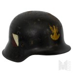 20th Century/Poland/Germany: M.42 Helmet, Polish Paint Scheme