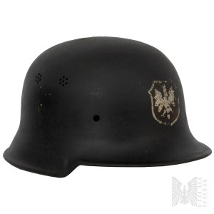 XXw/Polska/Niemcy: Hełm M.34 z Polskim Orłem.