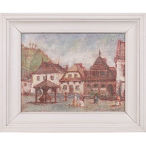 Rudolf BUHALIK (1942–2019), Kazimierz on the Vistula, Market Square, 1976