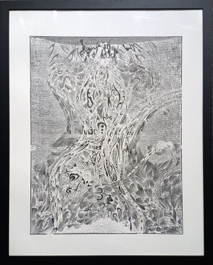 Henryk PŁÓCIENNIK (1933 - 2020), Charlie Mingus, 1966
