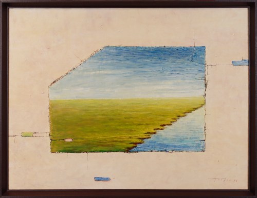 Jan TROJAN (ur. 1949), Pejzaż we wnętrzu, 1996