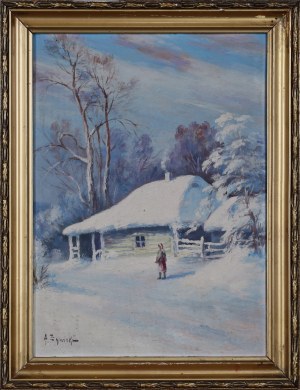 Andrzej ŻYWICKI (1928-1970), Pejzaż zimowy