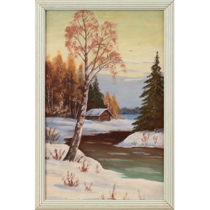 Unknown Artist, By the Stream—Winter