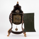Ebonized wooden pendulum clock, France, 18th–19th century