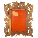 Carved and gilded wooden mirror, 19th century