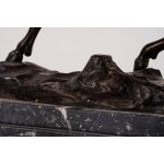 French school, 19th century, bronze sculpture depicting an Arab knight on horseback