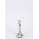 Polychrome porcelain candle holder, manufactured by Pivato Nove