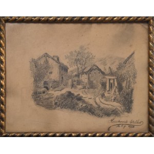Etelka Herskovits, Podwórze, 1905