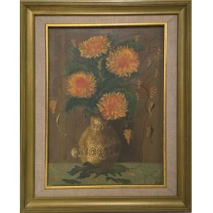 W. Kubis (?), Flowers in a Vase