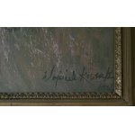 Wojciech Kossak (1856–1942), Uhlans by the Stream, 1912 (?)