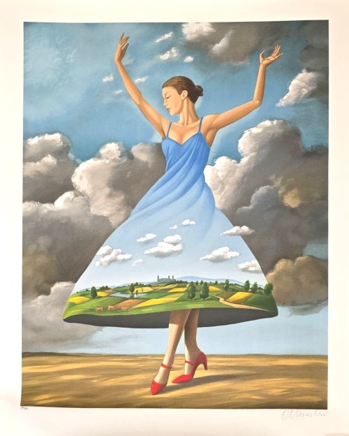 Rafał Olbiński (ur. 1943), Texture of Casual Desire / Tekstura przelotnego pożądania