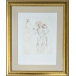 Leonor Fini (1907-1996), Brak tytułu (Trzy postacie) z serii Regards