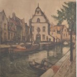 Neznámý umělec, Kanál v burgundském městečku Binges