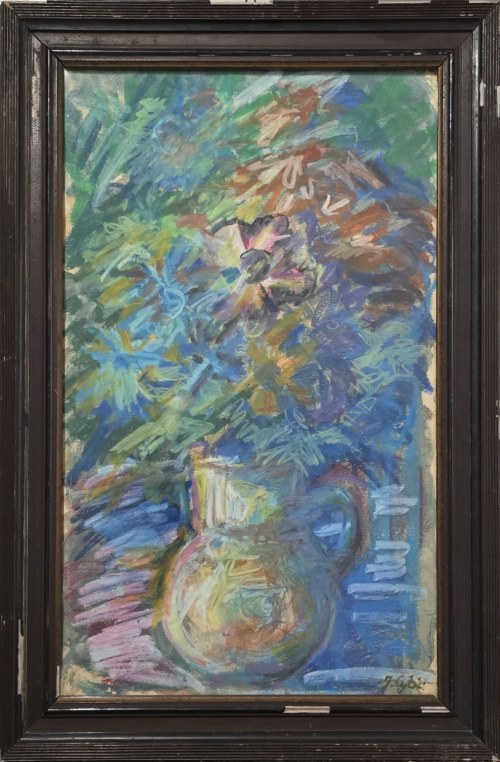 Jan Cybis (1897-1972), Kwiaty w dzbanku