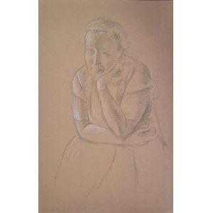 Henryk Berlewi (1894–1967), Sitzende Frau