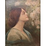 Jan Styka (1858-1925), Portret kobiety, 1919