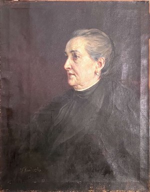 Wacław Koniuszko (1854-1900), Portret kobiety, 1883