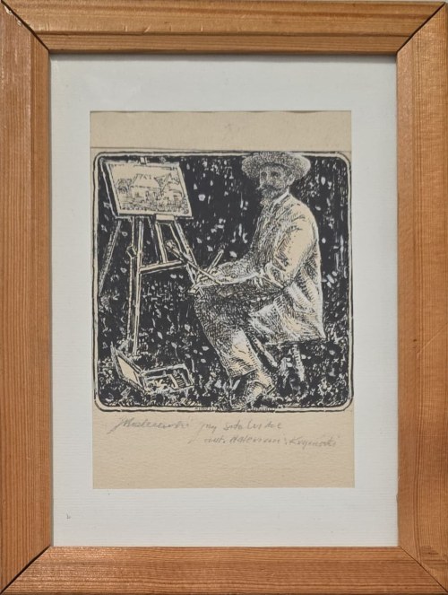 Walerian Kryciński (1852-1929), Jacek Malczewski przy sztaludze