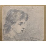Franciszek Żmurko (1859-1910), Portret Aleksandry Lüde-Żmurko, 1886