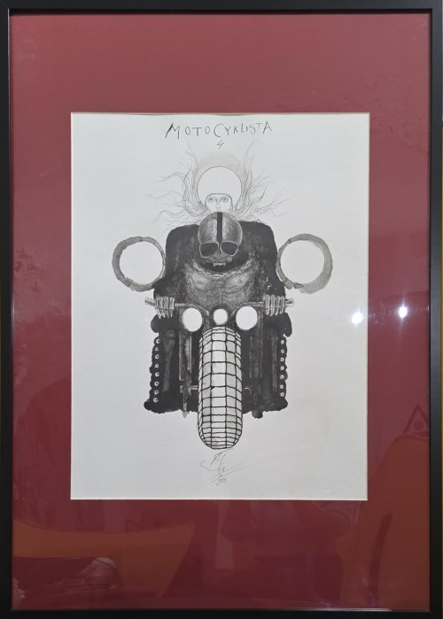 Andrzej Strumiłło (1927-2020), Motocyklista 4, 2011