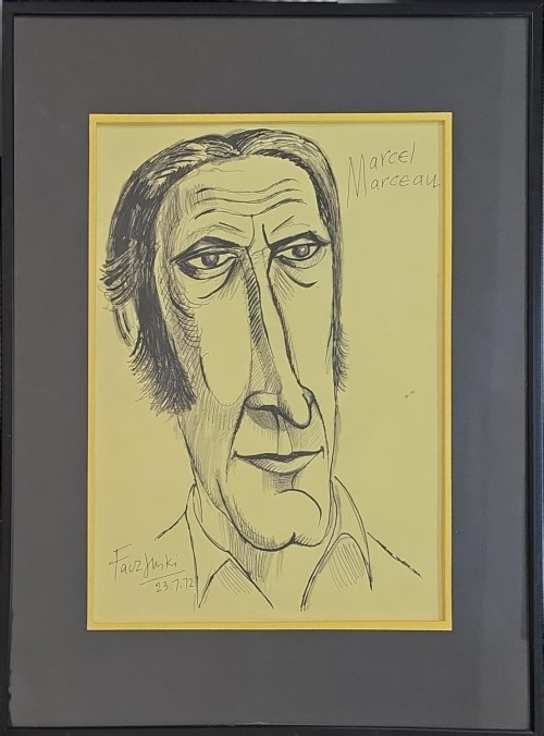 Jerzy Faczyński (1917-1994), Marcel Marceau, 1972